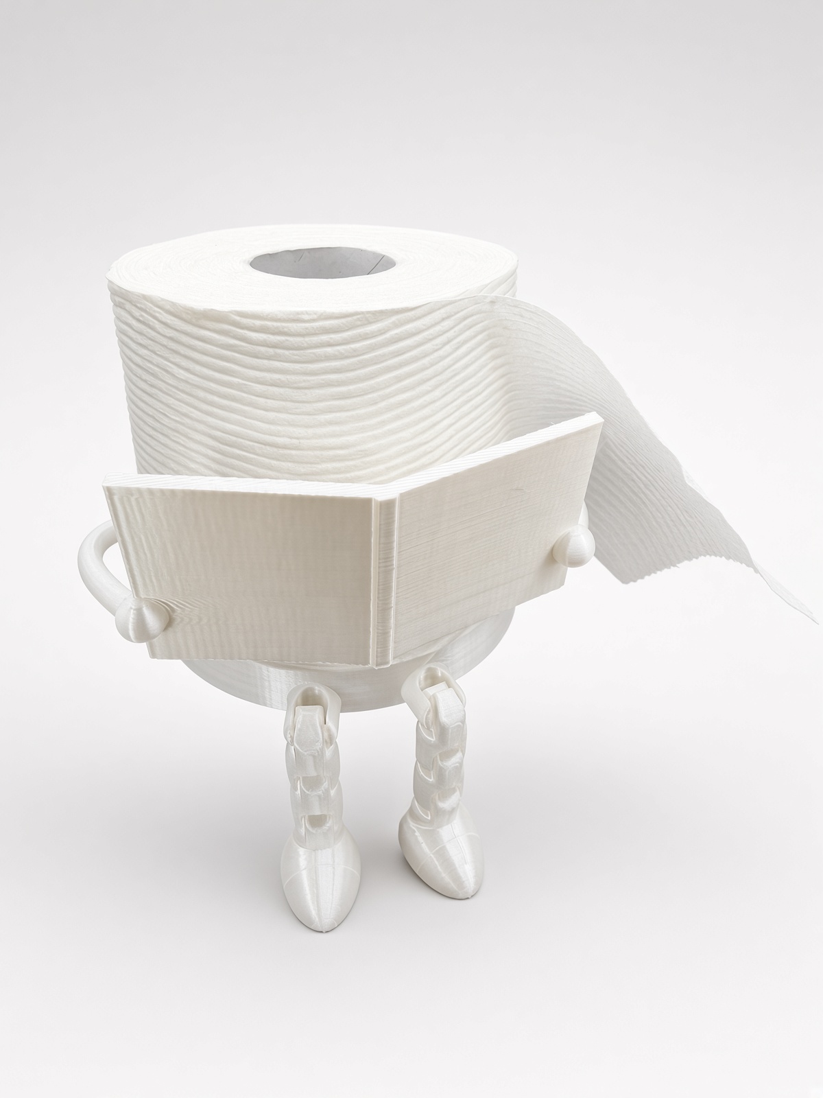 Suporte leitor de papel higiênico
